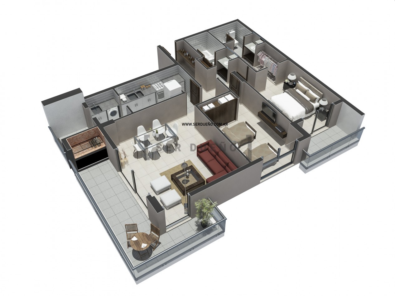 Venta Dean Funes 847 Departamento 2 dormitorios con cochera [SER DUEÑO]